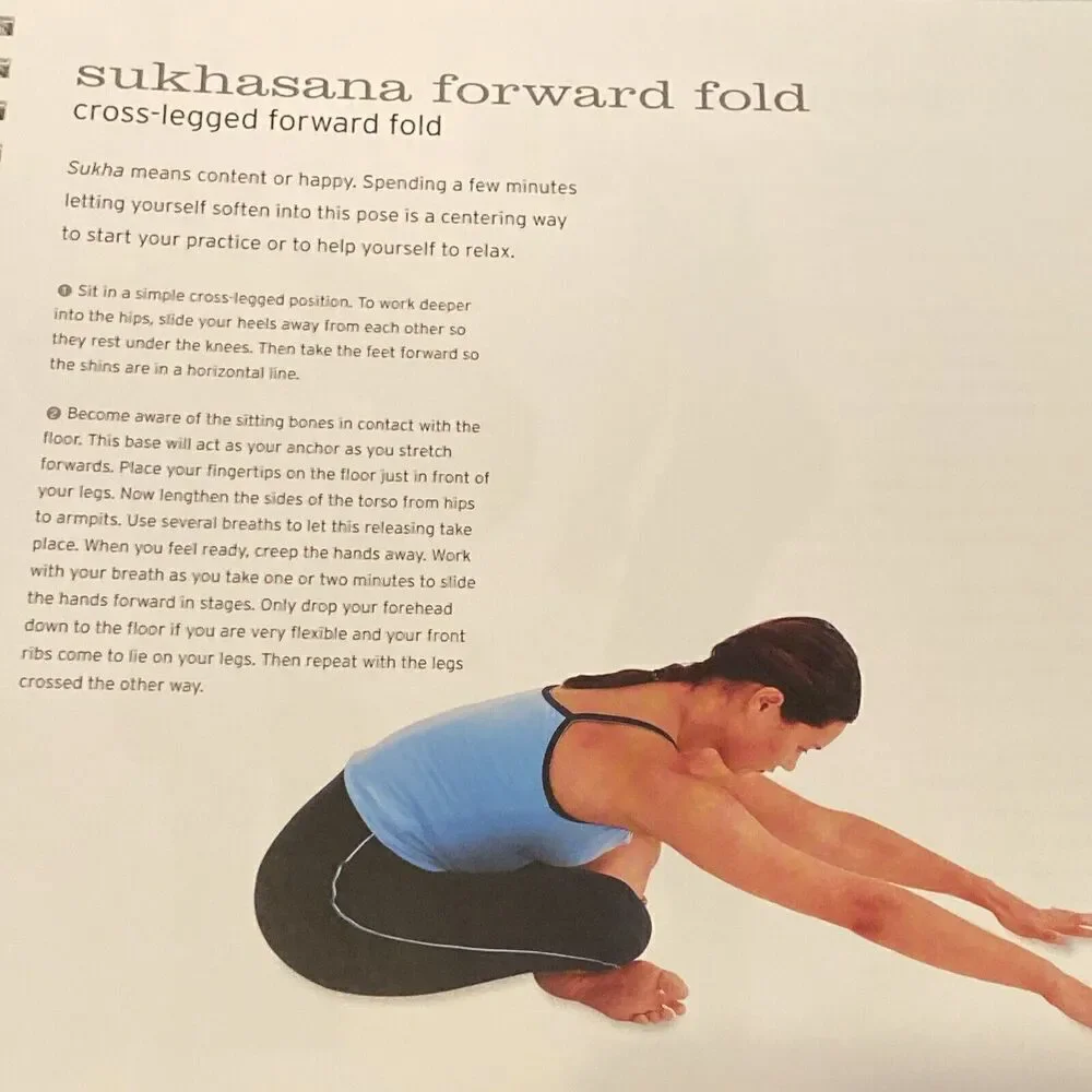 Yoga Lightweight Non-Slip Mat 24”x‎ 68”plus Yoga Daily Exercise Book
